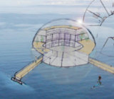 Floating city IJmeer dome