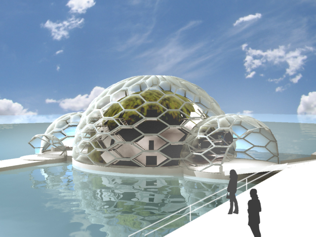 sphere shaped building